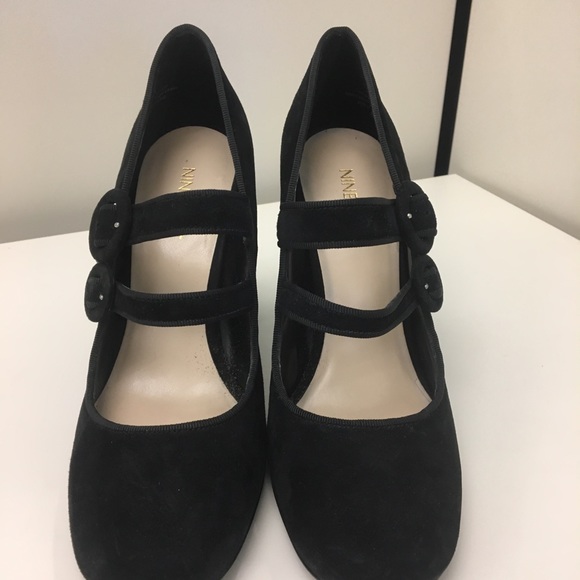 Suede Mary-Jane Pumps - Picture 4 of 4